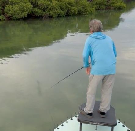 He put me on fish all day. 