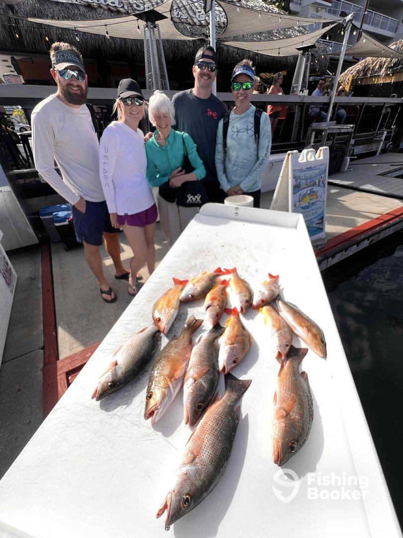 Great fishing trip- variety of fish!